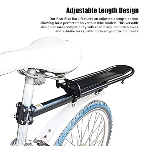 Rack de vélos arrière en aluminium de haute qualité et stable