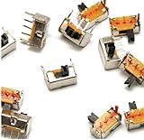 Switches 20PCS Switch ON/Off SK12D07VG3 1P2T Right-Angle 4.5x8.6mm 3-pin DIP Through-Hole
