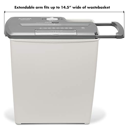 Aurora AS810SD 8-Sheet Strip-Cut Paper, CD and Credit Card Shredder Basket の商品画像 2