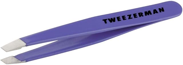 Tweezerman Blooming Lilac Stainless Steel Mini Slant Tweezer