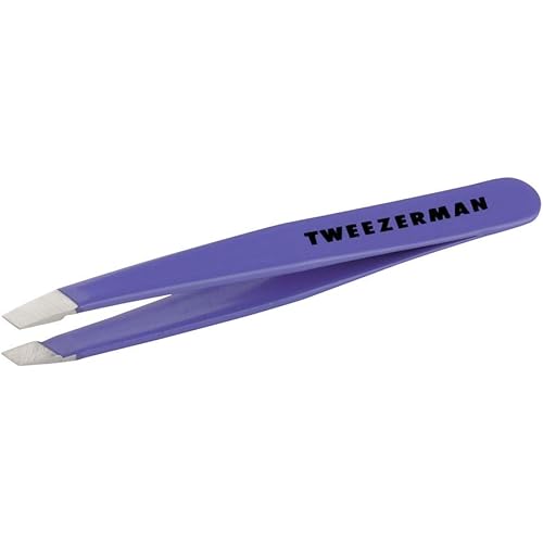 Tweezerman Blooming Lilac Stainless Steel Mini Slant Tweezer