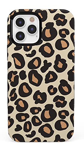 Casely iPhone 12/12 Pro Phone Case | Into The Wild | Leopard Print Case 360 Degree Coverage for Your Phone | Precise Cutouts, 1mm Raised Lip Camera Protection | Bold