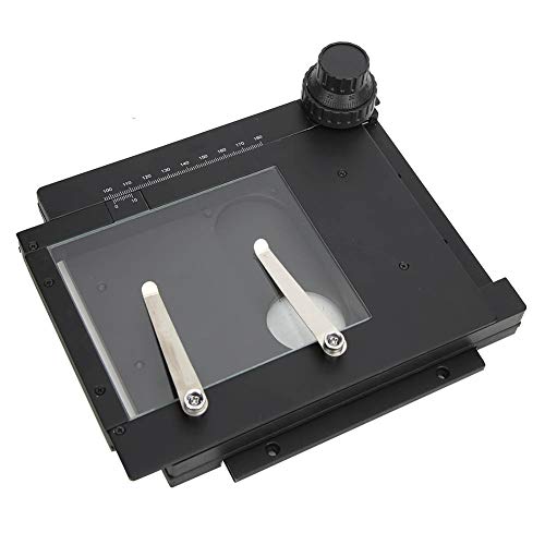 Image of Microscope Stage Kp-302 Aluminum Alloy Xy Movement Platform 60mm X 55mm Travel Range for Stereo Microscopes Digital Precision Measurement