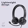Trust USB Headset with Microphone On-Ear Lightweight Design, Adjustable Headband, PC Headset 1.8m Cable Wired Headphones with Microphone for Computer Laptop Mac Desktop Home Office Teams Zoom #3
