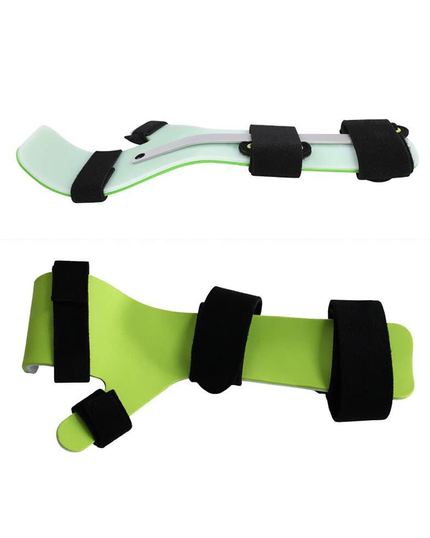 Ortesis ajustables para muñeca y mano, soporte de aleación de aluminio, férula para mano, inmovilización nocturna, soporte para dedo, dispositivo de entrenamiento de rehabilitación, derecha