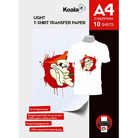 KOALA Premium Inkjet T-Shirt Transfer Paper Cover