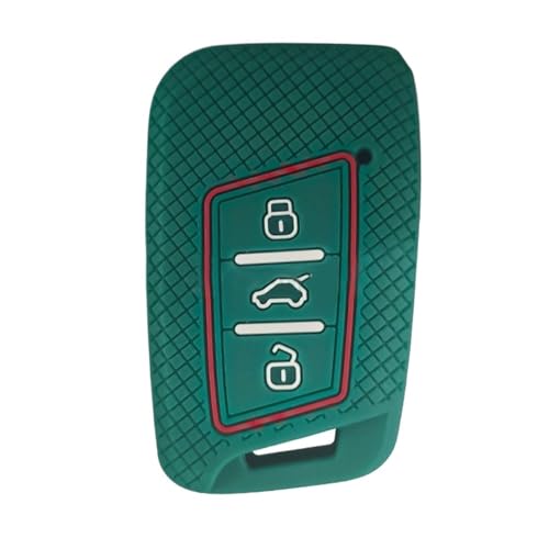 Housse de clé VW pour Tiguan Polo et Passat B8 en silicone noir protecteur
