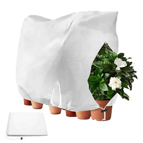 SZSMW Telo per Piante Inverno Antigelo - Telo in Tessuto e Protettivo - Protezione Piante in Tessuto,Protezione Universale dal Freddo，Lascia Che Le Piante Diventino più Forti