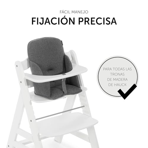 Miniatura 7 de Hauck Réducteur De Siège Pour Chaise Haute Alpha - Cosy Select - Jersey Charcoal