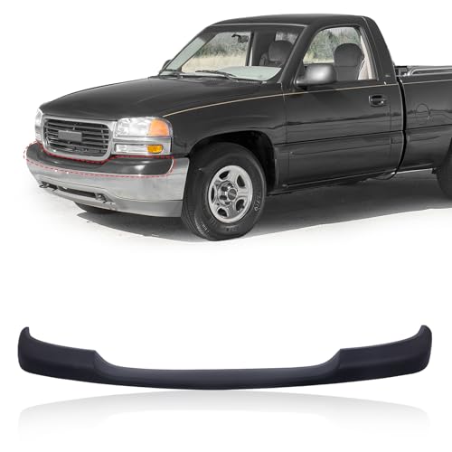 CarPartsDepot Front Bumper Upper Cover Compatible With GMC 1999-2002 Sierra