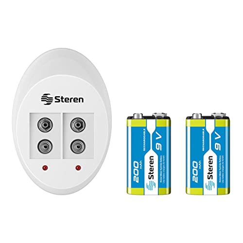 bateria 9 voltios recargable marca STEREN