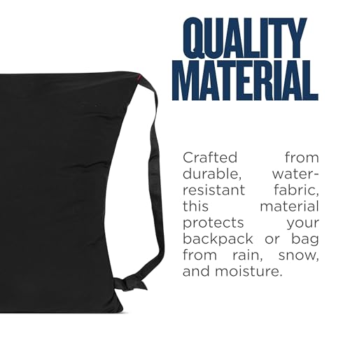Image of TDCL Rain Bag Dust Cover for Laptop and School Bags - Waterproof Durable Full Protective Case for 30 Liter to 40 Liter Backpacks 9black