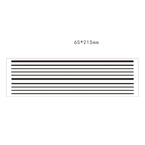 5 Sheets Waterproof Tattoo Stickers For Men And Women Long-Lasting Straight Line Simulation Line Tattoo Finger Arm Three-Dimensional Tattoo Stickers #TOP1