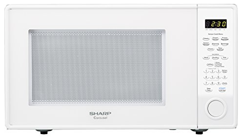 Sharp Countertop Microwave Oven ZR559YW 1.8 cu. ft. 1100W White with Sensor Cooking