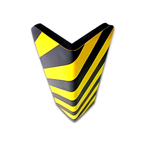 PARKING FACIL | Protector de Esquinas Parking y Garajes | Color: Amarillo y Negro | Medidas: 70 x 30 cm | Fácil Instalación con Autoadhesivo Cover