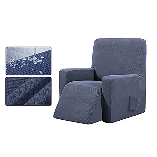 Cubierta de silla de reclinación elástica impermeable con protector de sofá ajustable 4