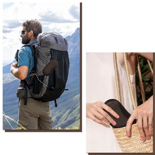 Image of FINTIE Sunglasses Case, Hard EVA Shell Shockproof Sport Glasses Case with Metal Carabiner Travel Zipper Eyeglasses Holder