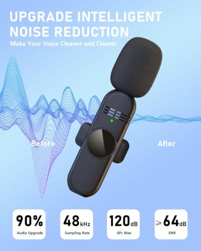 4 Wireless Lavalier Microphone for iPhone Android Phone Pad Computer - Image 5