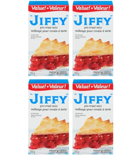 Jiffy Pie Crust Mix, 9 oz Box (Pack of 4)