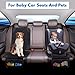 UMJWYJ Car seat Protector, 2Pack Car Seat Protectors for Child car seat - Large Particle Silica Gel Non-Slip Base Material + Waterproof 600D Fabric + 2 Storage Pockets