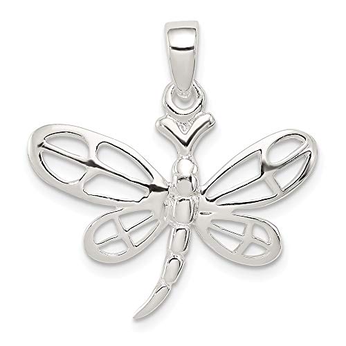 925 Sterling Silver Dragonfly Pendant Charm Necklace Insect Fine Jewelry For Women Gifts For Her