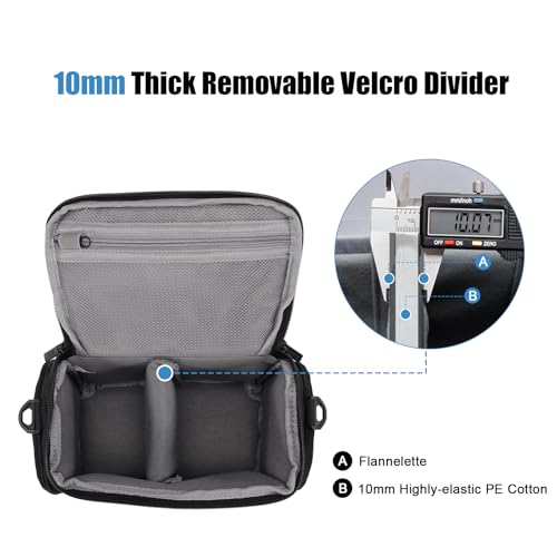Bolsa compacta de hombro CADeN para cámara 1.0 S negra miniatura 3