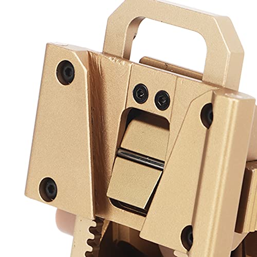 Suporte para Capacete de óculos, Liga de Alumínio Dourada Óculos de Proteção para Dispositivo de Mon