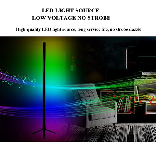 Lampe sur pied d'angle réglable avec mode bricolage et application