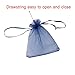 Yarssir 100Pcs Drawstring Organza Gift Bags Jewelry Pouches Mesh Bags Wedding Party Favor Candy Bags(Mixed Color,3.5x4.7inch) (9x12cm, Multicolor)