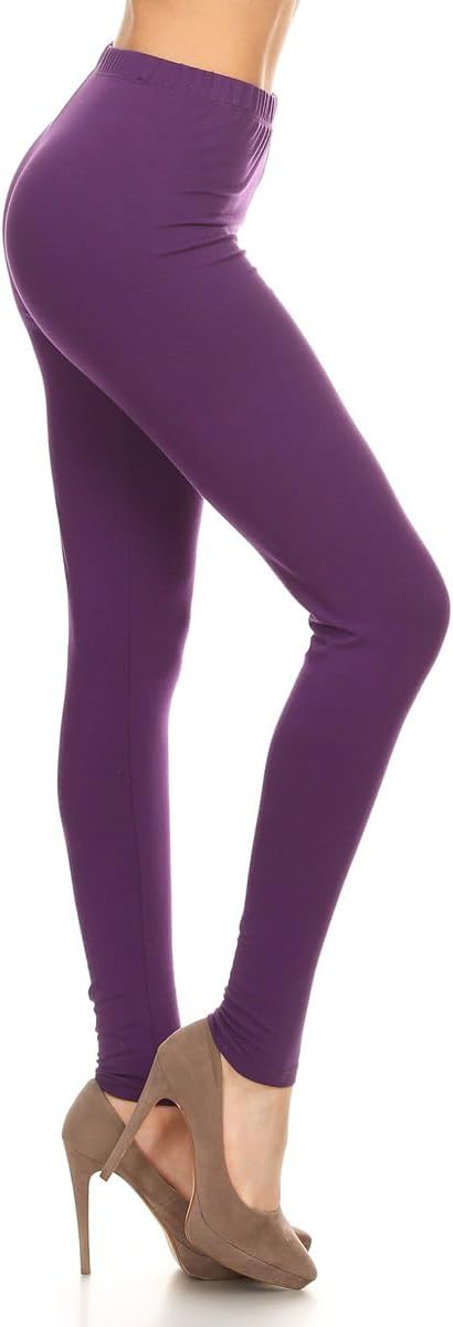 Leggings Depot Women's Cotton Leggings