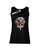 Guns N Roses Women's Bleeding Heart Vest Black Medium #1
