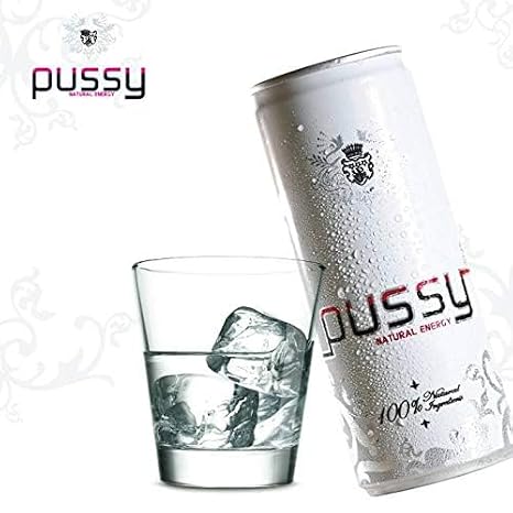 مشروب الطاقة الطبيعية Pussy's - حزمة مشروبات الطاقة الغازية من 6-250 مل - جميع مشروبات الكافيين الطبيعية - ILIOS Packaging.