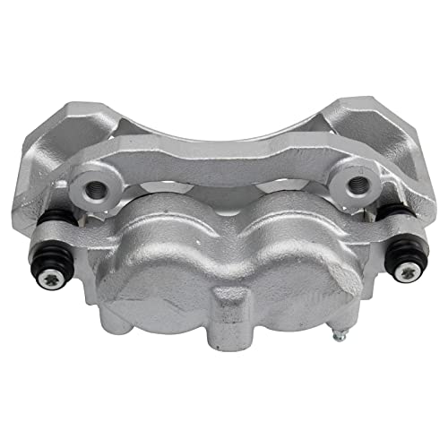 Image of TRQ Front Right Brake Caliper w /Bracket Passenger Side