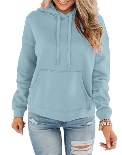 EUHOM Hoodie Damen Kapuzenpullover Baumwolle Pullover Herbst Langarm...