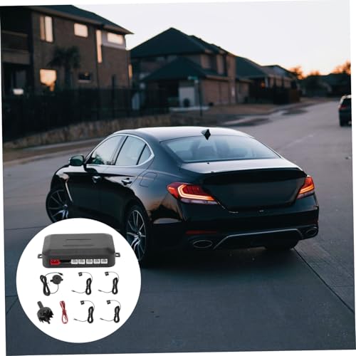 Sensor de marcha atrás para coche PRETYZOOM con monitor de sensores de aparcamiento acústico 5