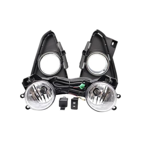 Phares antibrouillard avant avec grille de cadre pour Toyota RAV4 2016 2017 2018
