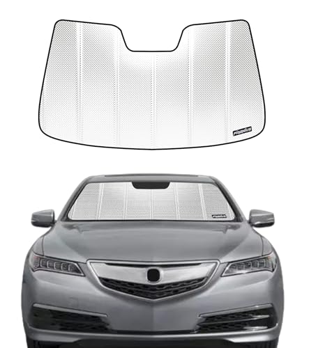 Pigenius Windshield Sun Shade for Acura TLX 2015-2020 with Rearview Mirror Mounted Camera...