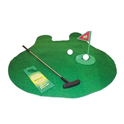Jeu de toilette de mini-golf Mikamax Potty Putter avec tapis