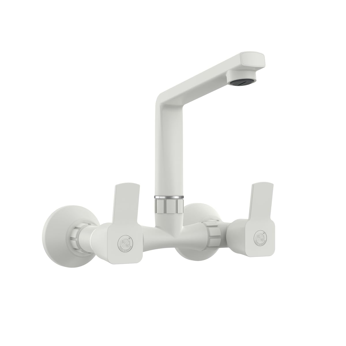 RN PTMT Plastic Sink Mixer Foam Flow | Hot & Cold Basin Mixer Tap |Wall Mixer for Bathroom Wash Basin & Kitchen | White_RNLAB01A18 | 5 Year Warranty-image-40