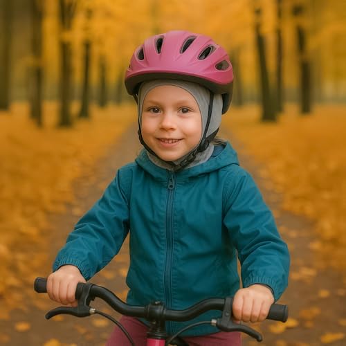 Toddler Balaclava Hat, Thermal Merino Blend | Kids Helmet Liner for Cold Weather | Breathable Soft Wool Layer2