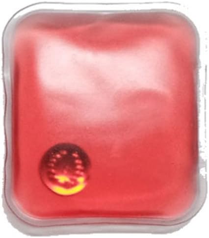 The Ultimate Reusable Hand Warming Pad, Hot/Cold Pack. Instant Heat Relief! (Red)