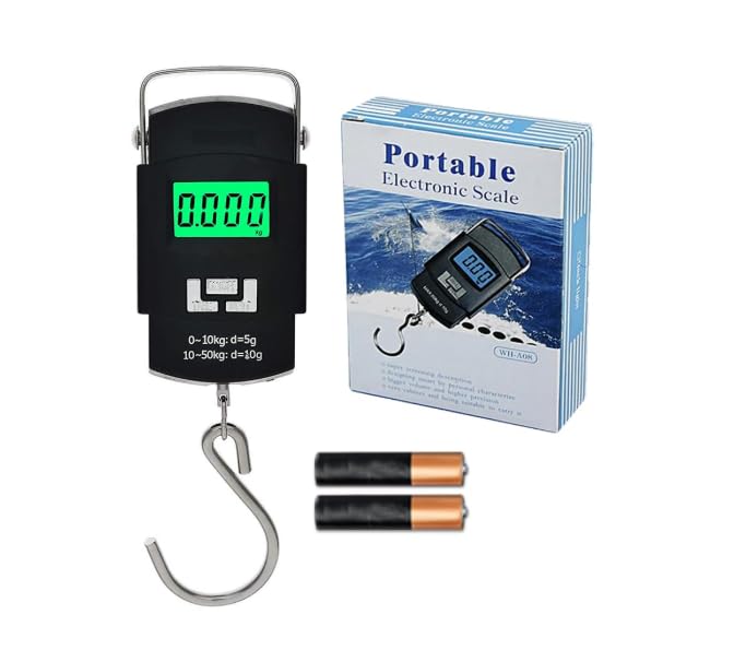 Digital Luggage Scale, 110lb/50kg Capacity, LED Display, Smart Hanging Hook Scale for Travel-picture-15