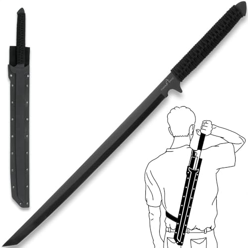 Timber Wolf Full-Tang Ninja Sword | 17 1/4" Stainless Steel Blade