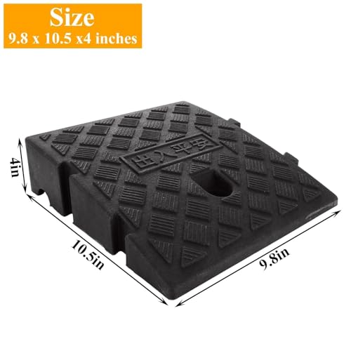 4 Rampas para Bordillo Portátiles de 2 Pulgadas miniatura 2