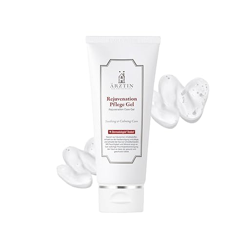 ARZTIN Gel rejuvenecedor Pflege, gel suavizante facial y corporal, gel no pegajoso, después del sol con aloe, agua mineral, 4.4 onzas líquidas