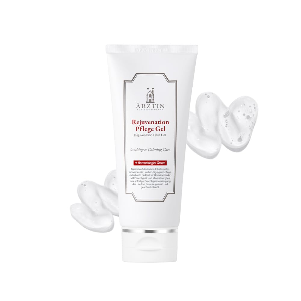 ARZTIN Rejuvenation Pflege Gel, Moisturizing Smoothing Cooling Gel Essence, Soothing Refreshing Non-Sticky Gel, Soothing and Hydrating Aloe Vera for