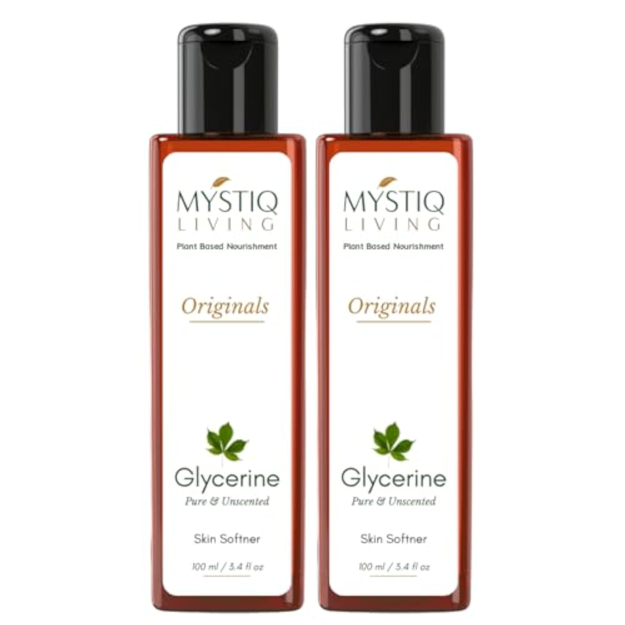 Glycerine Plant Based for Skin Care, Pack of 2, 200ML