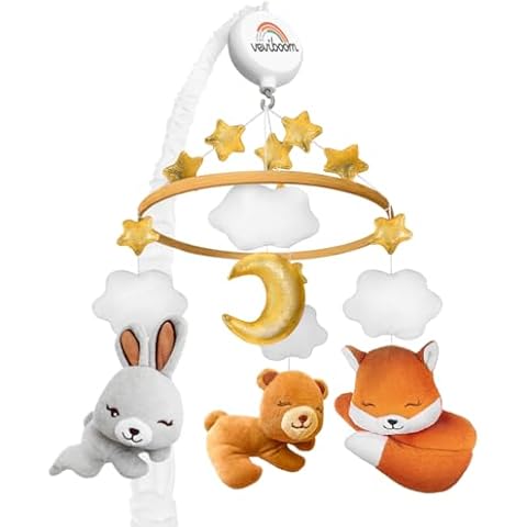 VEVIBOOM Musical Baby Crib Mobile Cover