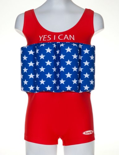 Beverly Kids Floating - Chaleco de natación para niña, tamaño 92, Color Yes i Can