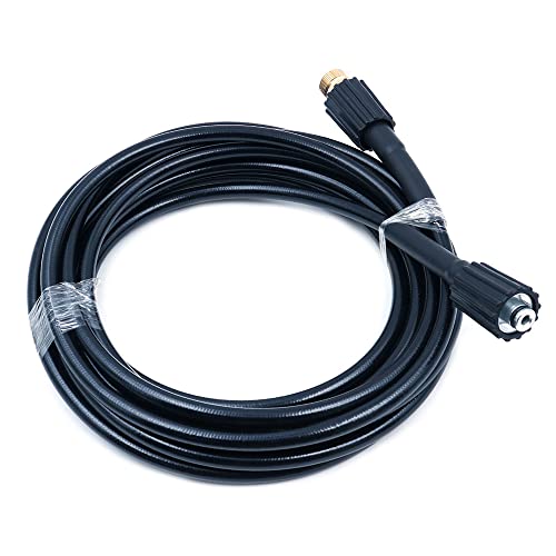 ZONADAH 8m High Pressure Washer Hose, 26FT X 1/4 Inch, 5800 PSI, M22 14mm PIN, Replacement Power Washer Hose for Most Brands